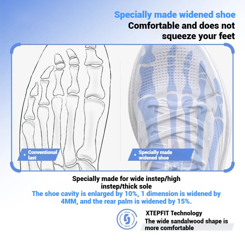 Chaussures de course Xtep 2000 km Plus - Nouveauté printemps : légères, antidérapantes et résistantes à l'usure - Baskets d'entraînement et de jogging pour homme 875319110001