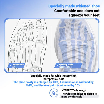 Chaussures de course Xtep 2000 km Plus - Nouveauté printemps : légères, antidérapantes et résistantes à l'usure - Baskets d'entraînement et de jogging pour homme 875319110001