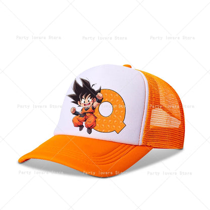 Dragon Ball-baseballkasket, anime, børn, voksne, kasket, tegneserie, sommer, åndbare kasketter, børn, drenge, udendørs, afslappet, solhatte