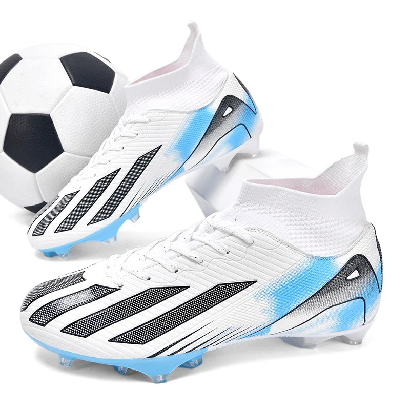 New Men's Football Boots Adult's Soccer Field Shoes Teenager's Sports Cleats Outdoor Grass Training Boots High Quality Sneakers