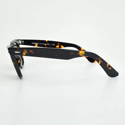 Klassiske solbriller med glaslinser Acetat-solbriller til mænd Y-2140 Design med dobbelt nitte Elegante firkantede UV-solbriller til kvinder
