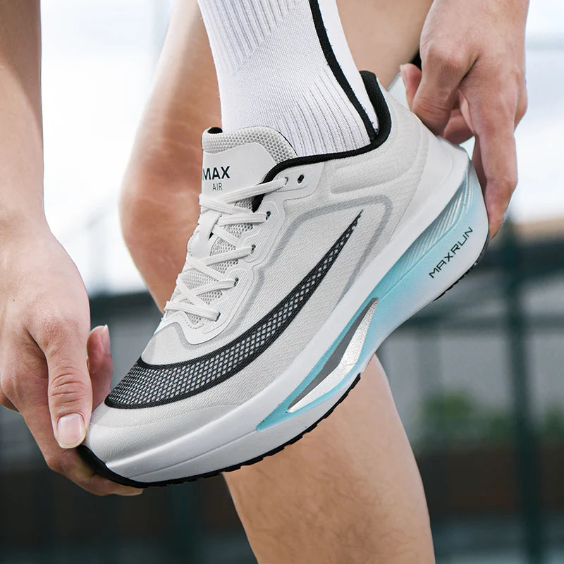 Men's Running Shoes Autumn Breathable Marathon Professional Lightweight Sneakers Flat Comfortable Casual Tennis Shoes
