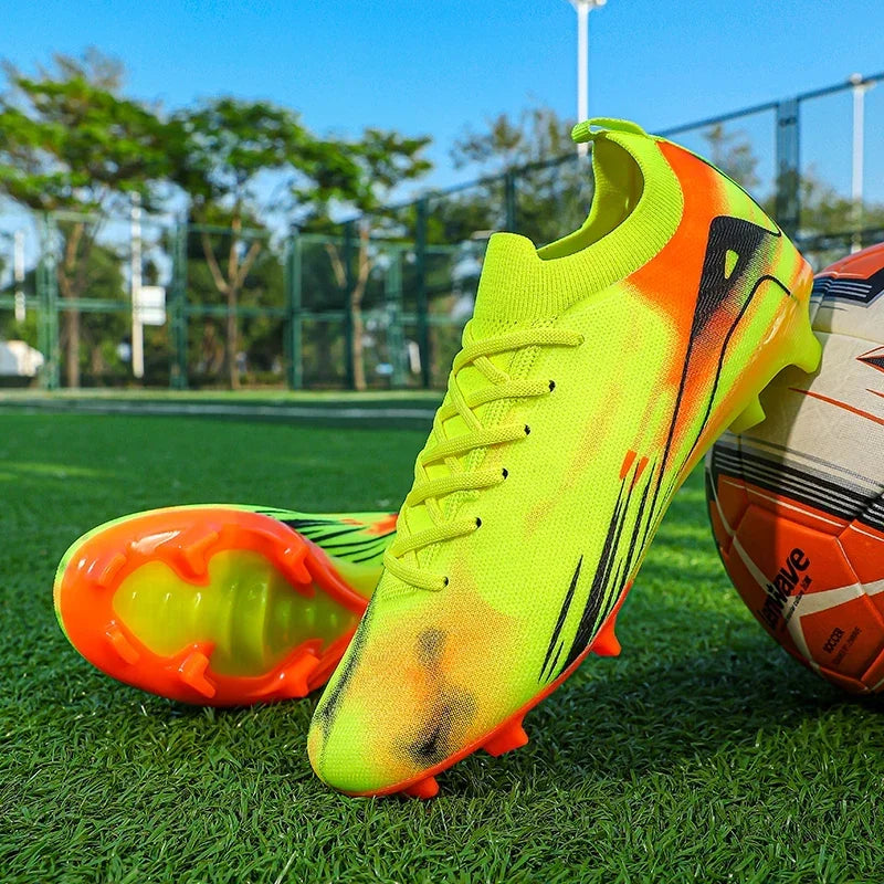Men's New Non-Slip Soccer Shoes Training FG Top Quality Sneakers Football Boots Cleats Wholesale Drop Shipping Unisex Adult
