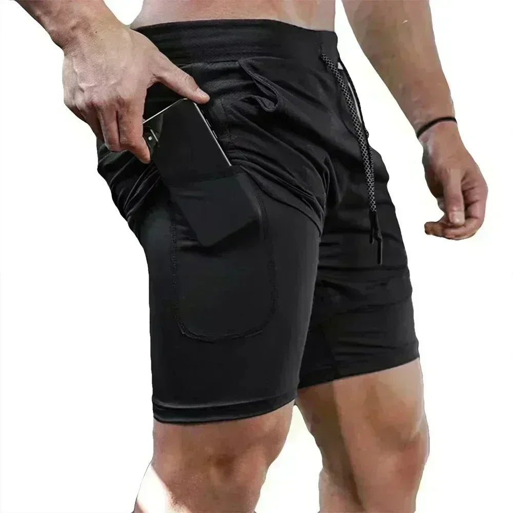 Dragon Ball Anime Broli Printed Double-layer Shorts 2026 Unisex Summer New Quick Drying Breathable Sports and Fitness Shorts