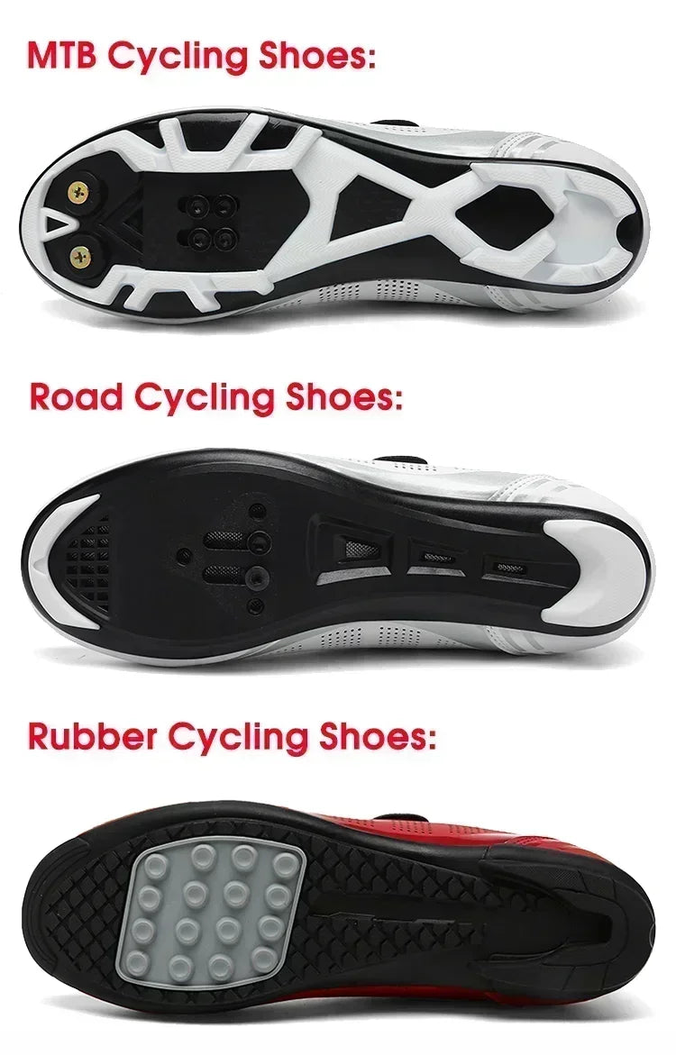 Unisex Cycling Shoes Road Bike Men Racing Self-Locking Speed Bicycle Sneakers Women Spd Cleats road Cycling Footwear