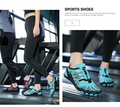 EOCENE Barfuß-Outdoor-Sportschuhe für Herren und Damen, schnell trocknende Aqua-Schuhe für Strand, Schwimmen, Fitness, Waten, Wandern und Radfahren