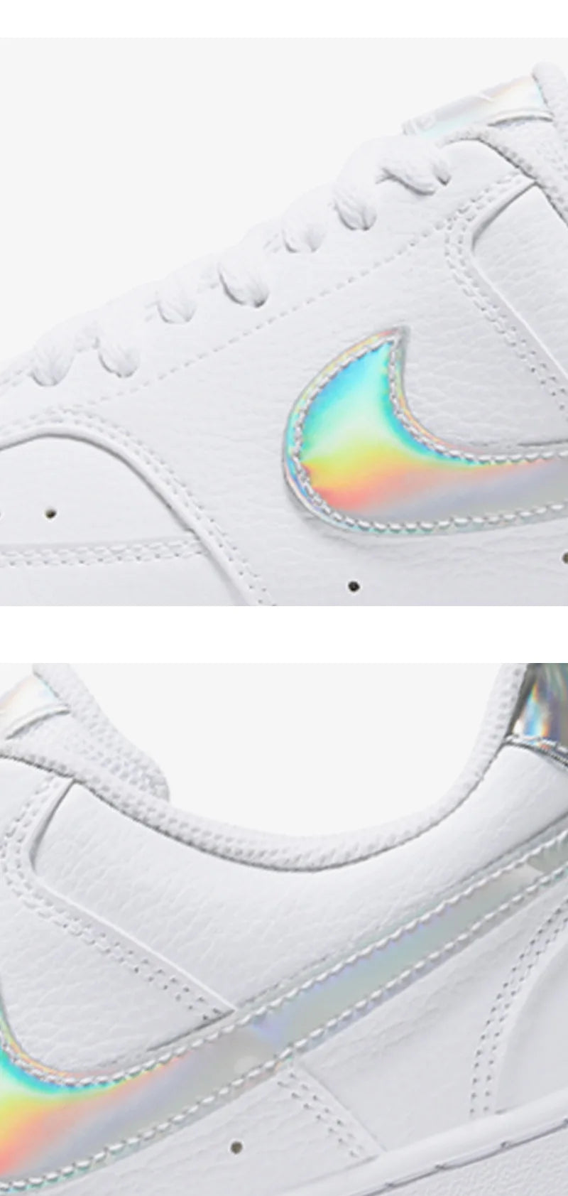 Sapatilhas casuais de skate de cano baixo para mulher Nike Genuine COURT VISION CW5596-100