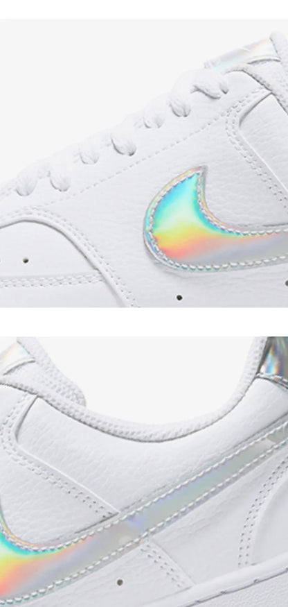 Sapatilhas casuais de skate de cano baixo para mulher Nike Genuine COURT VISION CW5596-100