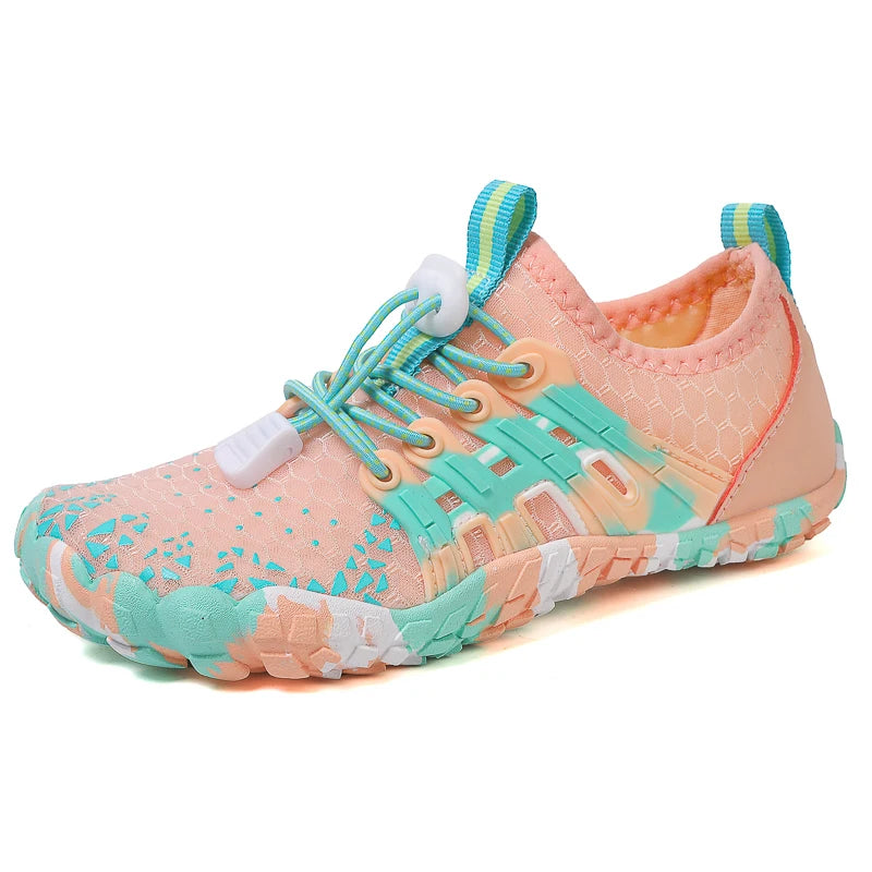 New 12 Colors Water Shoes Kids Summer Beach Five Fingers Barefoot Swimming Aqua Shoes Quick Dry Seaside River Children Sneakers