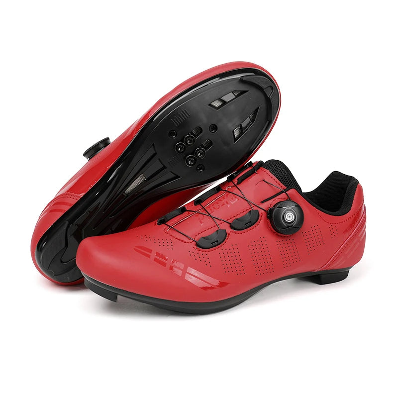 Men Cycling Shoes Road Bikes Women Racing Competition Self-Locking Speed Cycling Sports Shoes Women Spd Cleats Cycling Shoes