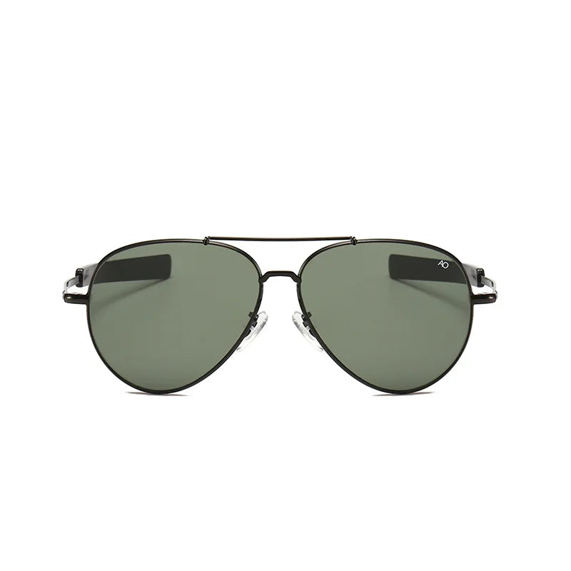 AO Aviation herre-retro-solbriller, moderigtige pilotbriller, American Optical solbriller til kvinder, unisex, metal, UV400 solbriller, Gafas AO57