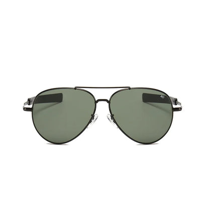 AO Aviation herre-retro-solbriller, moderigtige pilotbriller, American Optical solbriller til kvinder, unisex, metal, UV400 solbriller, Gafas AO57