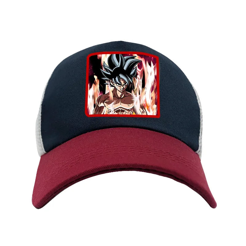 Dragon Ball Z Goku-hatte, bomuldsbaseballkasketter, Super Saiyan, anime, dame- og herrekasketter, hiphop-hatte, festgaver, solhatte