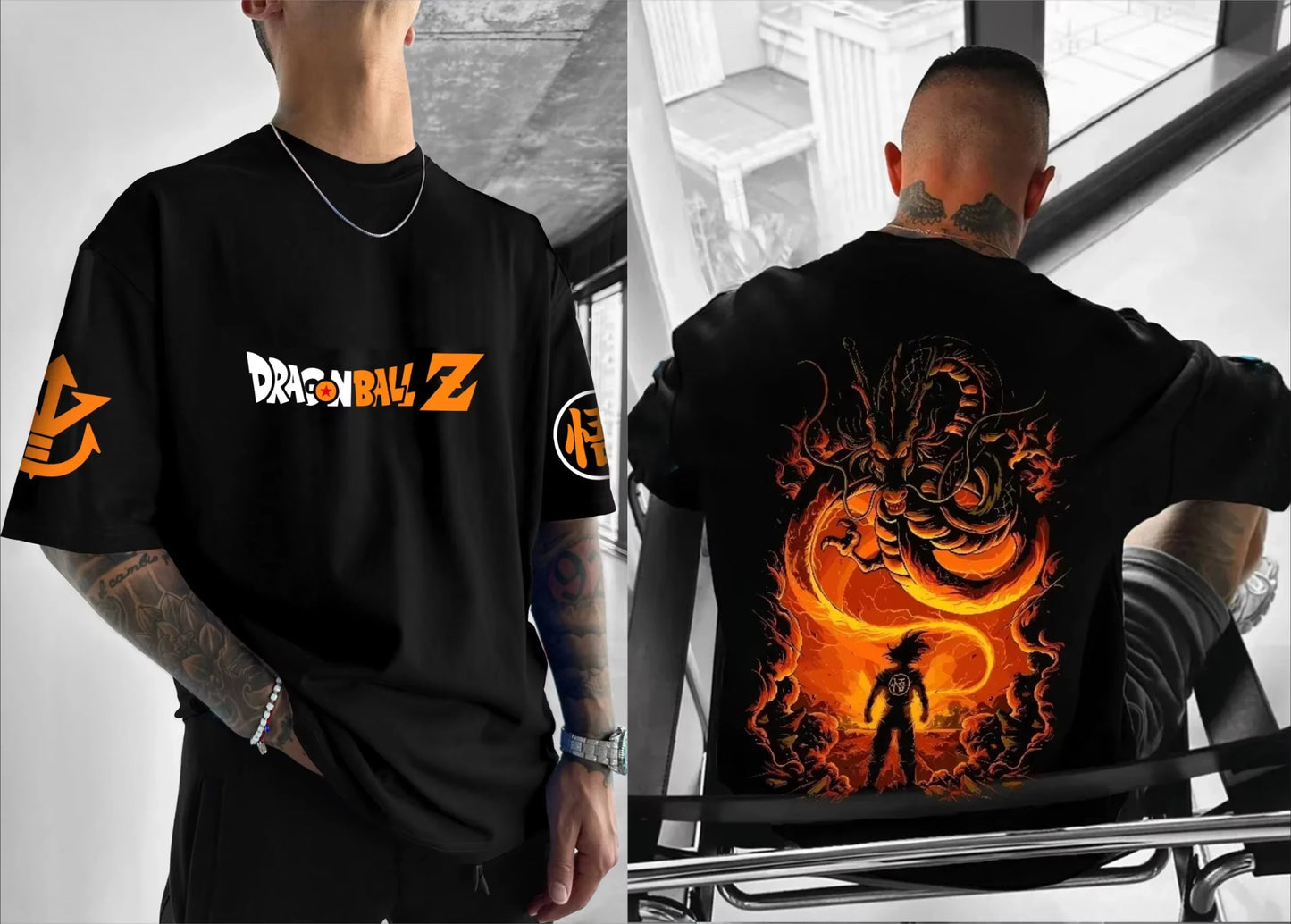Dragon Ball Z Themed T-Shirt - Pure Cotton, Breathable & Elastic _ Comfortable & Stylish _ Great for Anime Fans Summer T Shirt