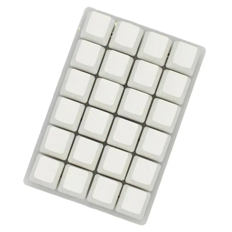 Mini-USB Custom Mechanische Tastatur mit 24 Tasten, Schwarz/Weiß, Gaming-Tastatur, Sayo-Gerät, programmierbares Shortcut-Keypad mit Makrotasten