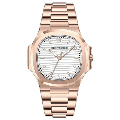 Specht & Söhne New Arrivals Mens Watch Rose Gold 5711 Classic Sports Watches Ultrathin Stainless Steel Sapphire 50M Waterproof