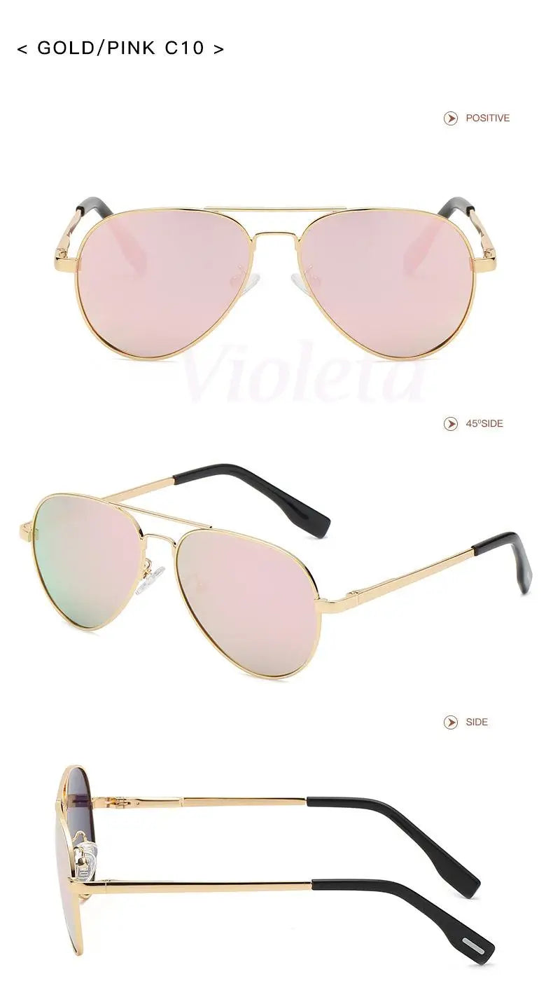 Punk Rock Polarized Sunglasses Color Film Sunglasses Han Edition Mirror Face Fashion Sun Glasses T1001