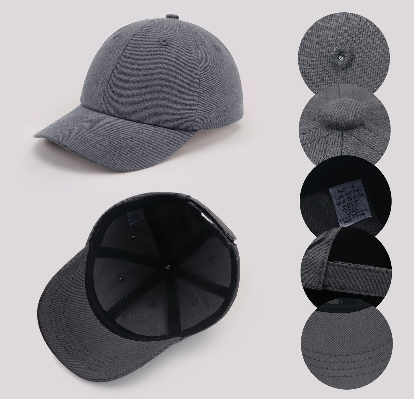 Cartoon heart-shaped Baby Baseball Cap Cute Solid Color Toddler Sun Hat with Ears Summer Adjustable Kids Boy Girl Peaked Cap ﻿
