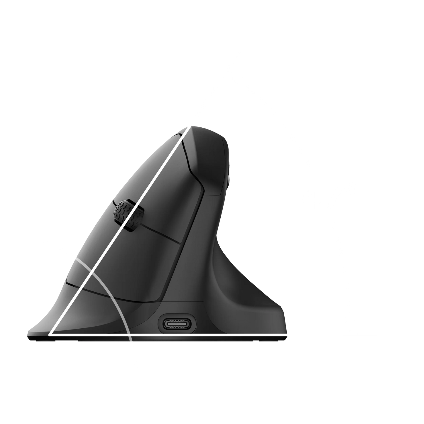 Keychron M5 Wireless Ergonomic Mouse with 8K Polling Rate, Bluetooth & 2.4GHz, 26K DPI Optical Sensor, Rechargeable Vertical Mouse