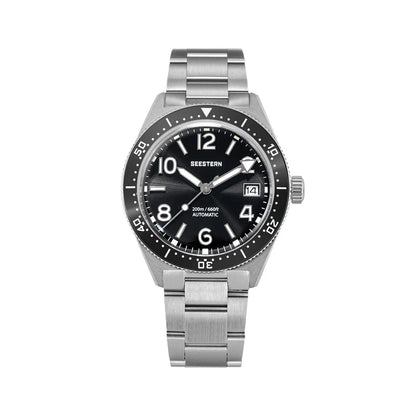 SEESTERN Diver Men Watch Automatic Mechanical Wristwatches NH35 Movement Ceramic Bezel 20Bar Waterproof Sapphire Luminou S434-2