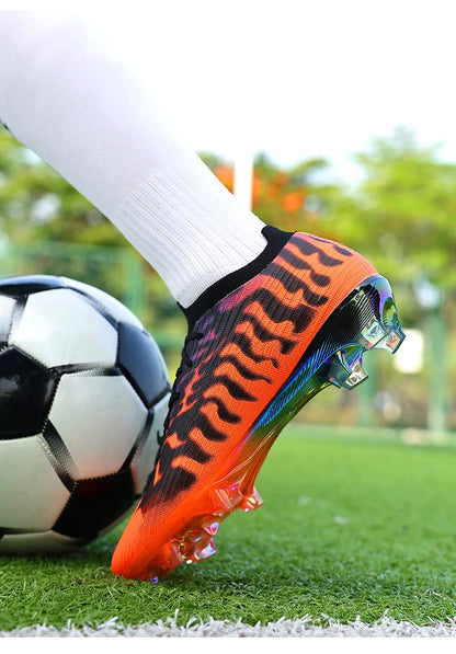 Chaussures de football professionnelles pour hommes, chaussures de football de société, crampons, chaussures de football d'intérieur et d'extérieur, chaussures d'entraînement originales, baskets rapides