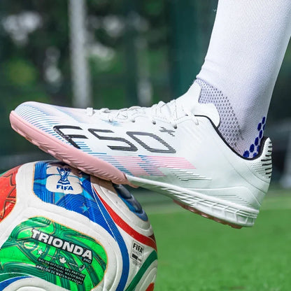 Nouvelles chaussures de football pour hommes, chaussures d'entraînement, chaussures de sport pour terrain gazonné, chaussures de football pour activités de plein air, baskets antidérapantes, chaussures professionnelles po