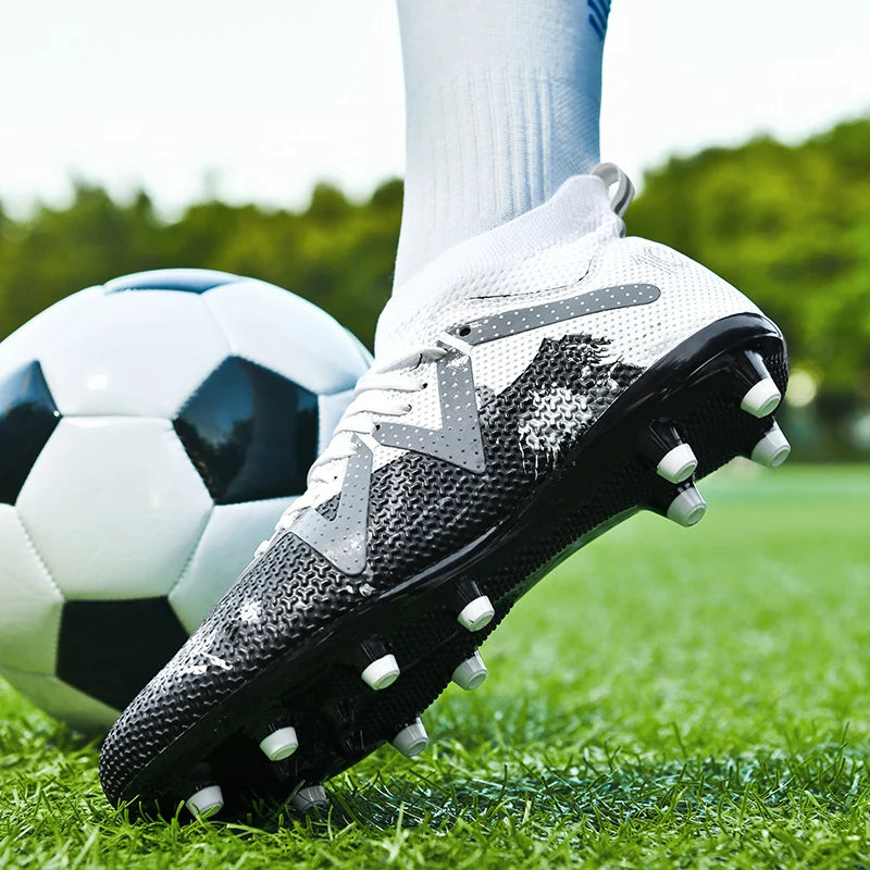 Chaussures de football pour hommes, crampons de terrain professionnels, résistants, décontractés, antidérapants, de haute qualité.