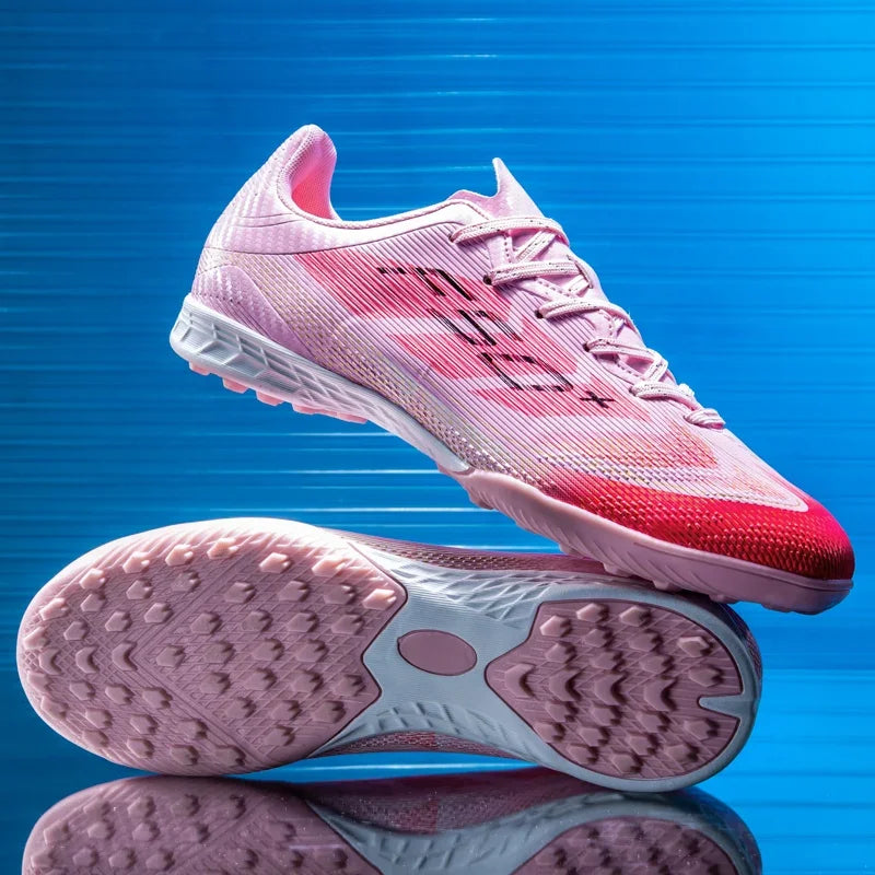 Nouvelles chaussures de football pour hommes, chaussures de soccer pour terrain en herbe, chaussures d'entraînement, chaussures de sport ultralégères, chaussures de match professionnelles, baskets antidérapantes unisexes.