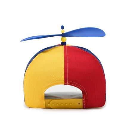 Cappellino da baseball alla moda con motivo a libellula e bambù, in stile primaverile e autunnale, con effetto color-block e visiera a elica – Cappellino da esterno per la protezione dal sole