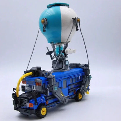 Neues 954-teiliges Battle Bus Automodell 77073 aus beliebten Spielen – Baustein-Puzzle-Modell, Spielzeug für Geburtstags- und Weihnachtsgeschenke