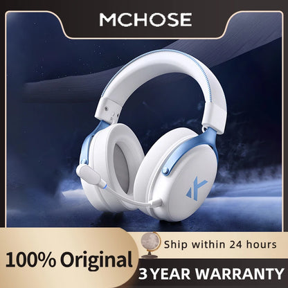 MCHOSE V9 PRO Wireless Gaming Headset 7.1 Surround Sound Bluetooth 5.4 Low Latency Gaming Headphones for PS5 PS4 PC Switch