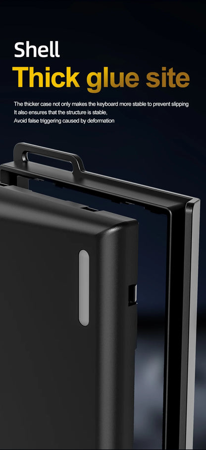 ATTACK SHARK X68HE X68Pro He Magnetische mechanische Tastatur für Pro-Gaming 0.01mm Rapid Trigger 8000Hz SOCD/Rs 0.125ms 128K Rate