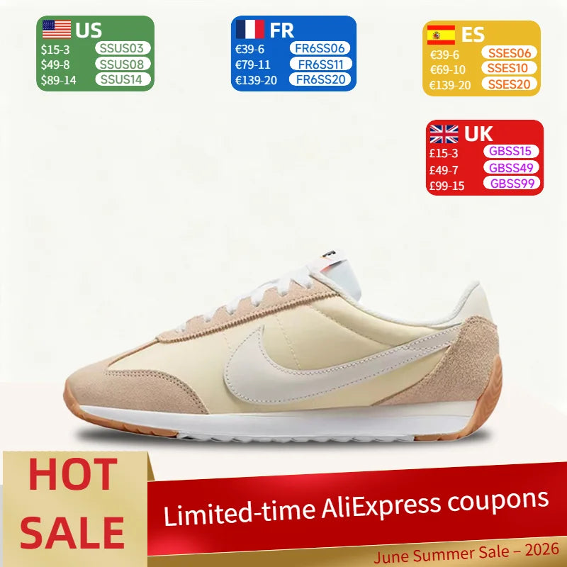 Nike Pacific Comfortable, Versatile, Soft, Lightweight, Cushioned Low-Top Lifestyle Commuter Casual Shoes for Women HM4771-104