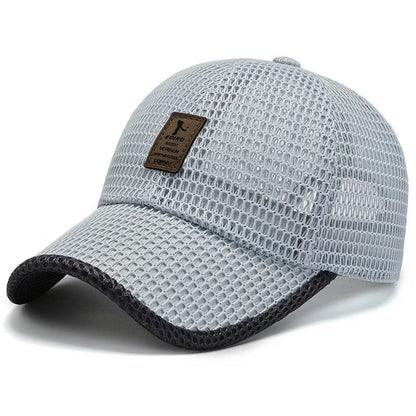 Unisex Label Mesh Breathable Baseball Caps Spring and Summer Outdoor Adjustable Casual Hats Sunscreen Hat Sports Cap