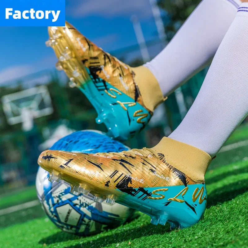 Chaussures de football professionnelles pour hommes, crampons de football FG ultralégers, baskets d'entraînement de football, chaussures de sport d'extérieur