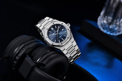 PAGANI DESIGN 8215 Men's Automatic Mechanical Watch 40MM Sapphire Stainless Steel Waterproof 10Bar Luminous C3 Reloj Hombre
