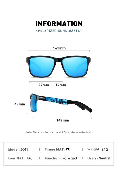 VCKA Myopia Sunglasses Square Prescription -0.5 To -6.0 Women Men Polarized Colorful Lens Sports Nearsighted Astigmatism Eywear