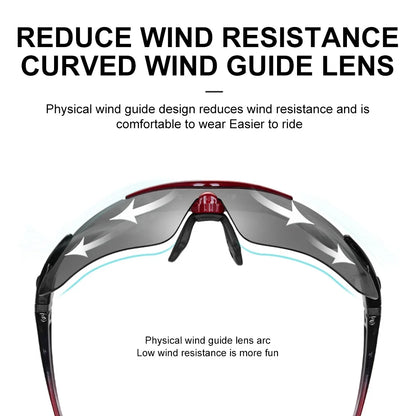 ROCKBROS Polarized Cycling Glasses Sunglasses Men Women Mtb Bike Road Eyewear Bicycle Riding Outdoor Sport Hiking Goggles 5 Lens