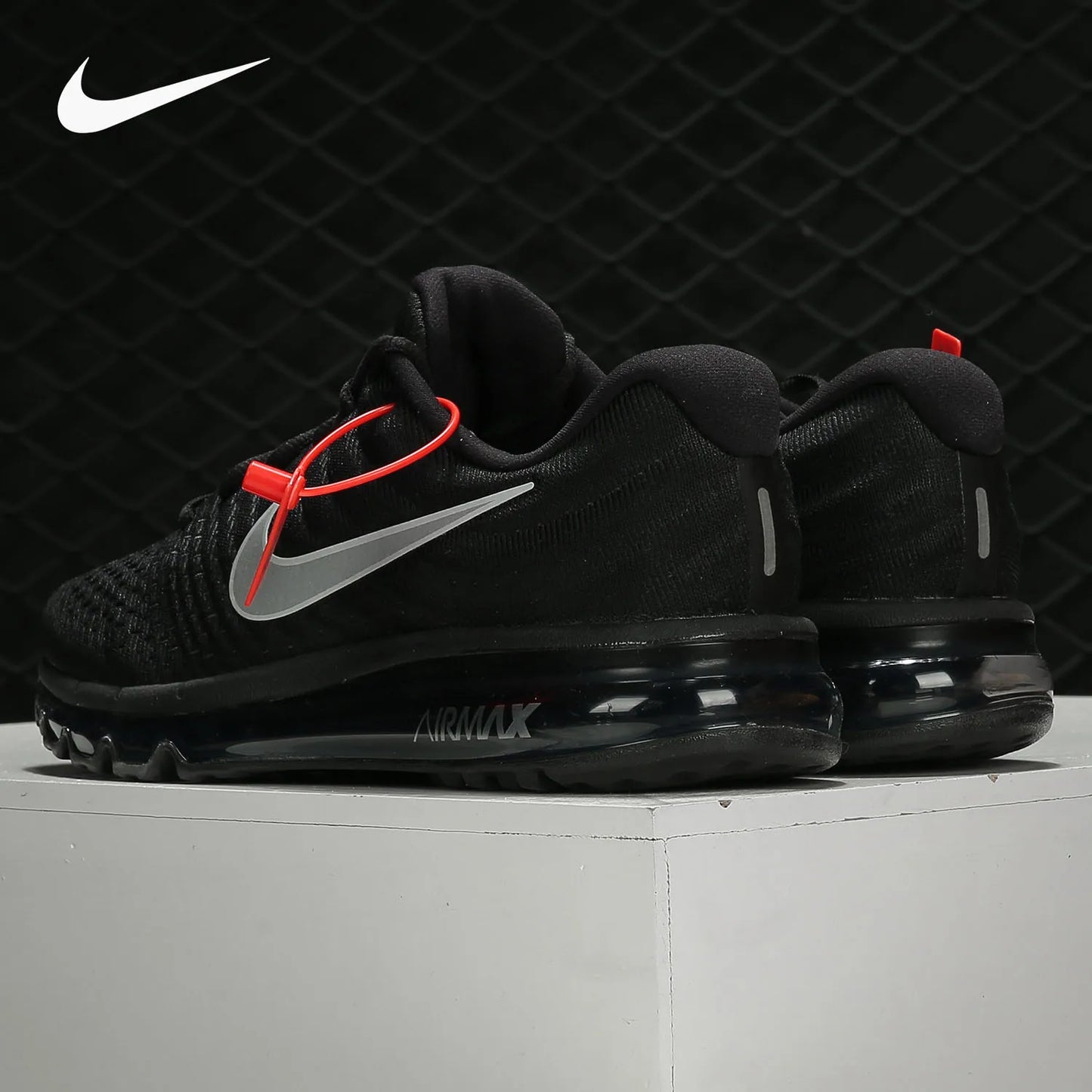 Nike Genuine AIR MAX 17 Men's and Women's Full Sole Air Cushion Shock Absorption Running Shoes 849560