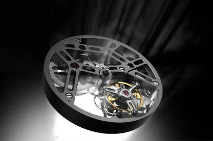 AGELOCER Limited Edition "Ice Never Melts" Free-sprung Crystal Tourbillon Watch Luxury Manual Mechanical Watches