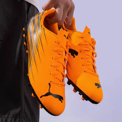 Chaussures de football PUMA pour hommes MG Cleat Soccer TT avec crampons à rainures 108519-01 108519-03, talon renforcé