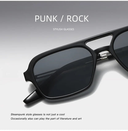 Square Small Frame Double Beam Sunglasses Pilot Retro Sunglasses Instagram Popular Classic Sunglasses 3517