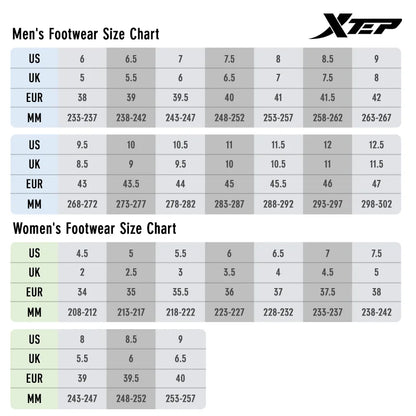 Xtep Cotton Shoes for Men, Street Style, Shock Absorption, Soft Strong Wrapping, Rebound Leisure Outdoor Sneakers 875319370003