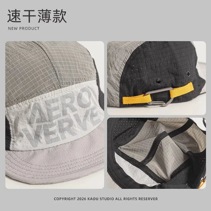 Japanilaiset retro-väriset 5-paneeliset baseball-lippikset miehille, kesän ulkoiluun, retkeilyyn ja vapaa-aikaan, auringonsuojaksi, niche-tyyliset naisten hatut