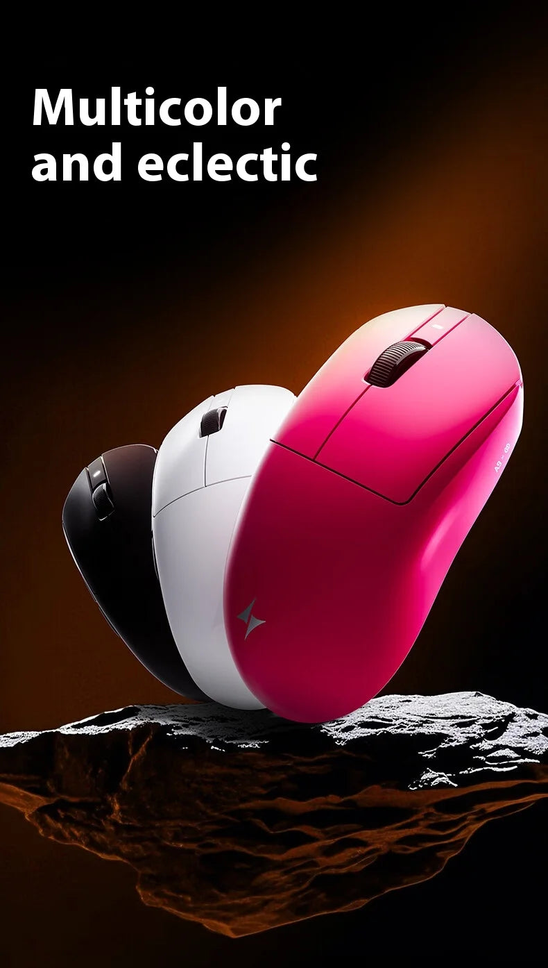 Mouse Gaming Wireless ATK A9 Plus A9/A9 SE/A9 Pro Tri-Mode 8K, Leggero, A9 Ultimate per E-sport e PC, Regalo Personalizzato