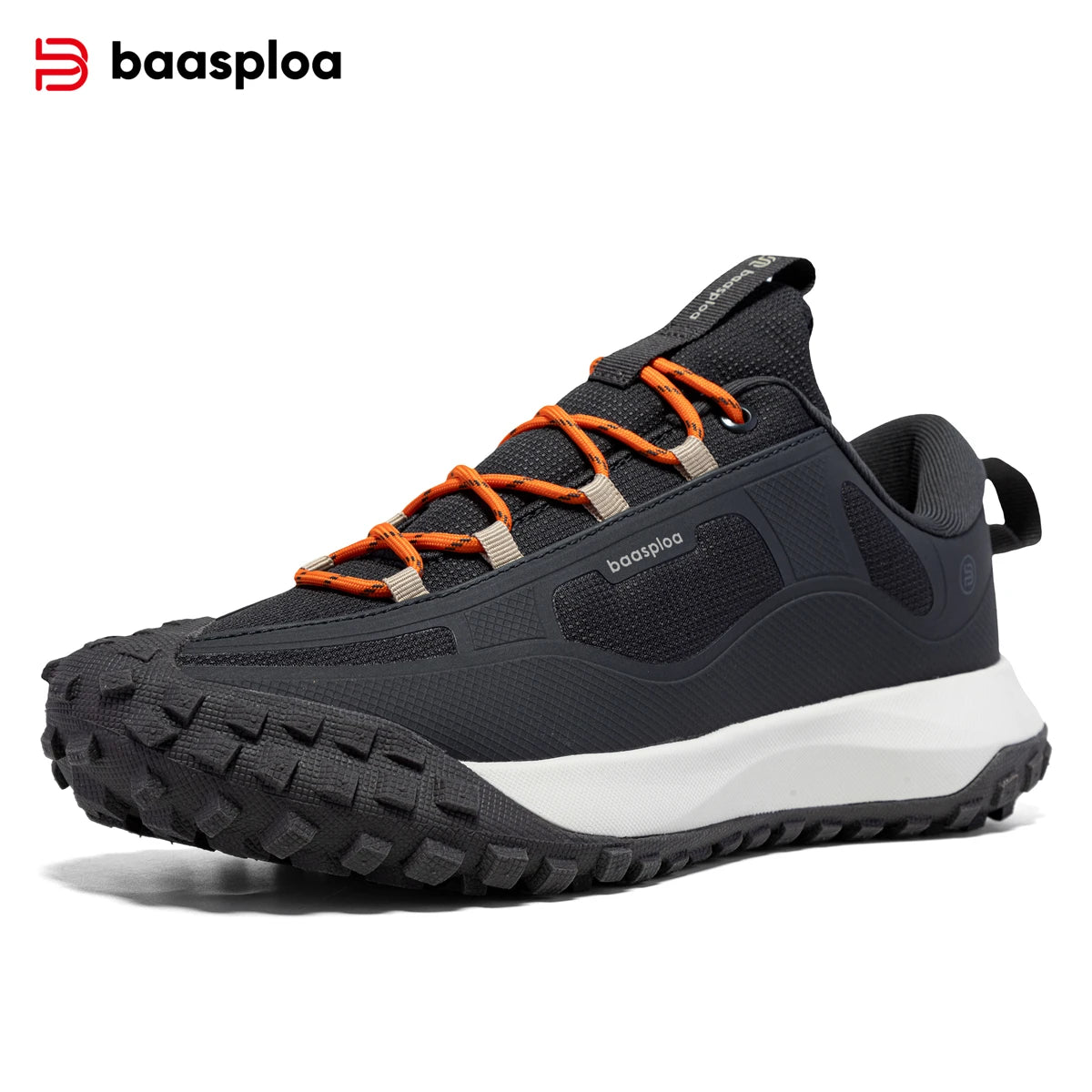 Baasploa herenwandelschoenen: comfortabele, zachte, waterdichte trekking-sneakers voor heren, slijtvast en antislip, geschikt voor buiten en klimmen