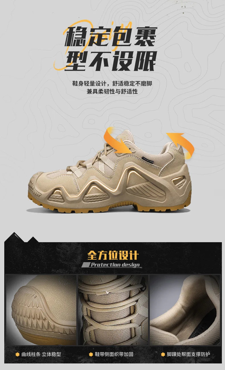 Outdoor-modesneakers voor heren, nieuwe ontwerpers, wandelschoenen, camouflage-wandelschoenen voor heren, ademende wandelschoenen, klimschoenen voor koppels