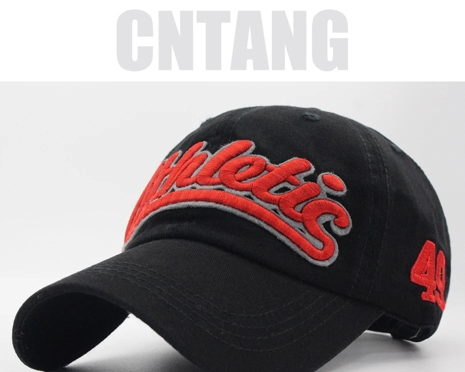 Big Letter Embroidery Baseball Cap Men Summer Casual Women Fashion Snapback Cotton Caps Visor Hip Hop Hat Autumn Adjustable