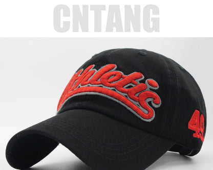 Big Letter Embroidery Baseball Cap Men Summer Casual Women Fashion Snapback Cotton Caps Visor Hip Hop Hat Autumn Adjustable