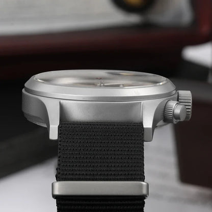 Reloj cronógrafo de cuarzo Militado VK61 VK67, 39 mm, caja de acero inoxidable 316L, 3 esferas, resistente al agua 100M, reloj militar multifunción